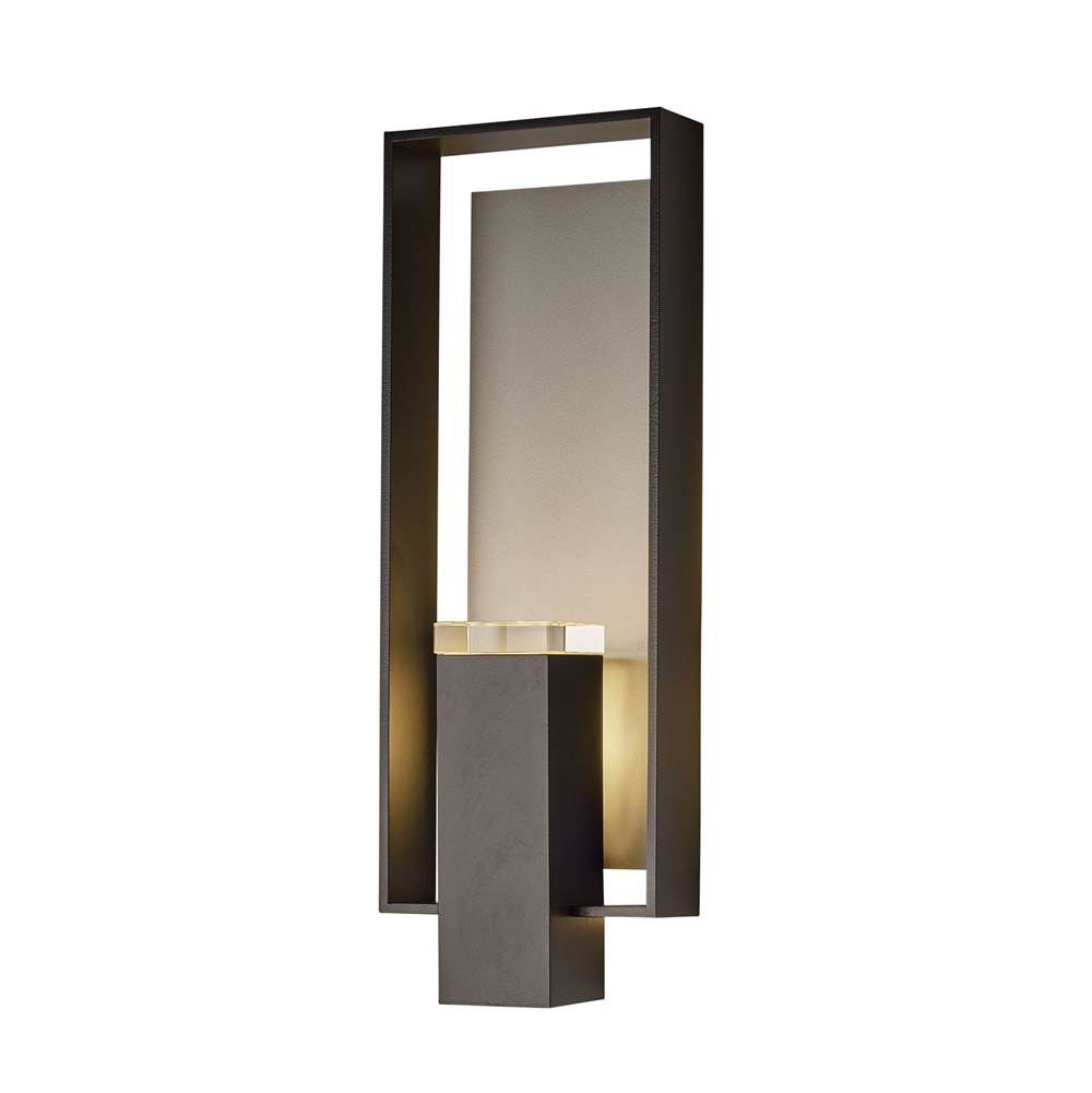 Hubbardton Forge Shadow Box Large Outdoor Sconce, 302605-SKT-80-78-ZM0546