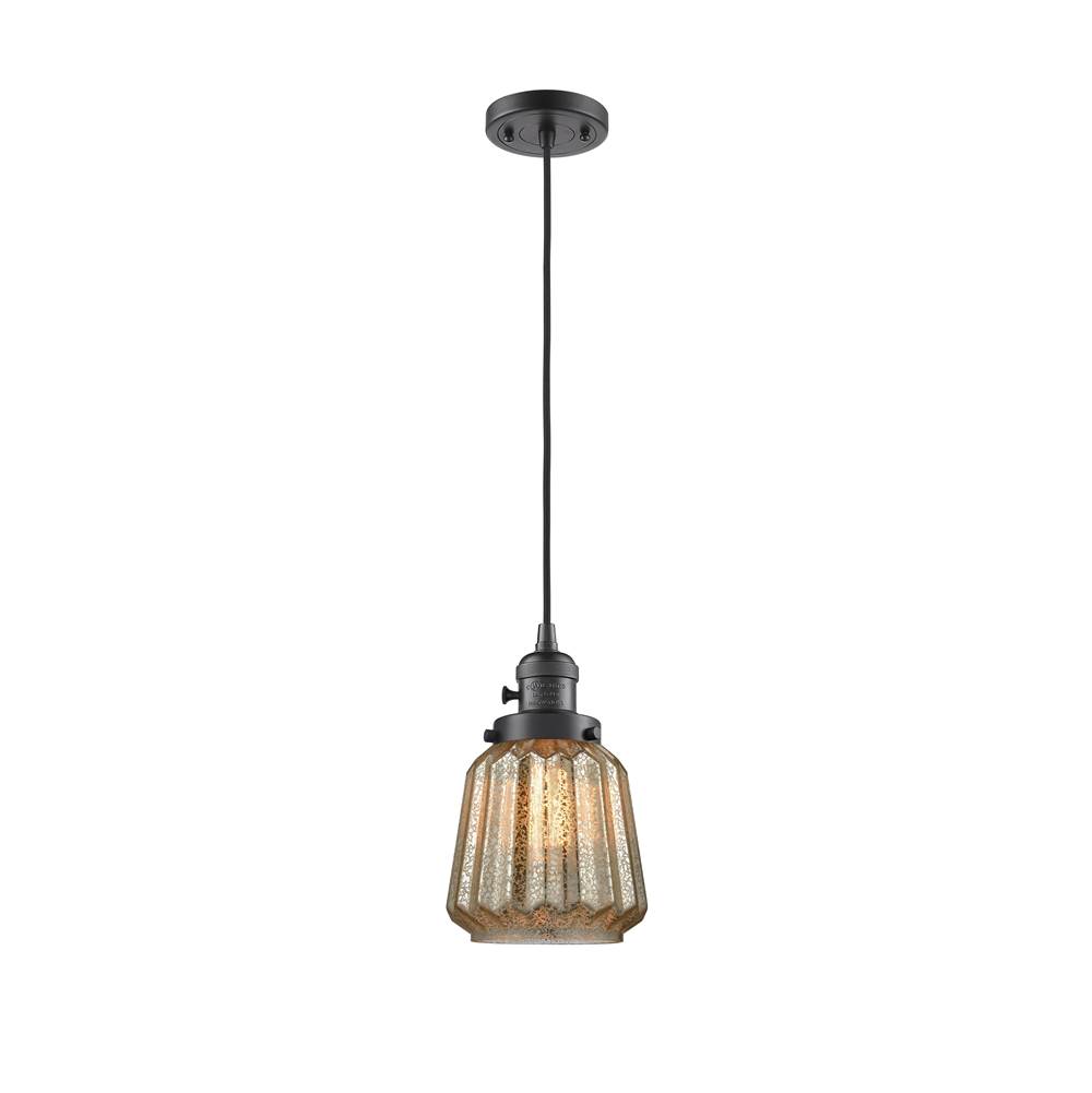 Innovations Chatham 1 Light 6'' Mini Pendant with Switch